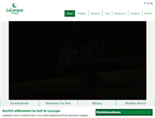 Tablet Screenshot of golf-lalargue.com